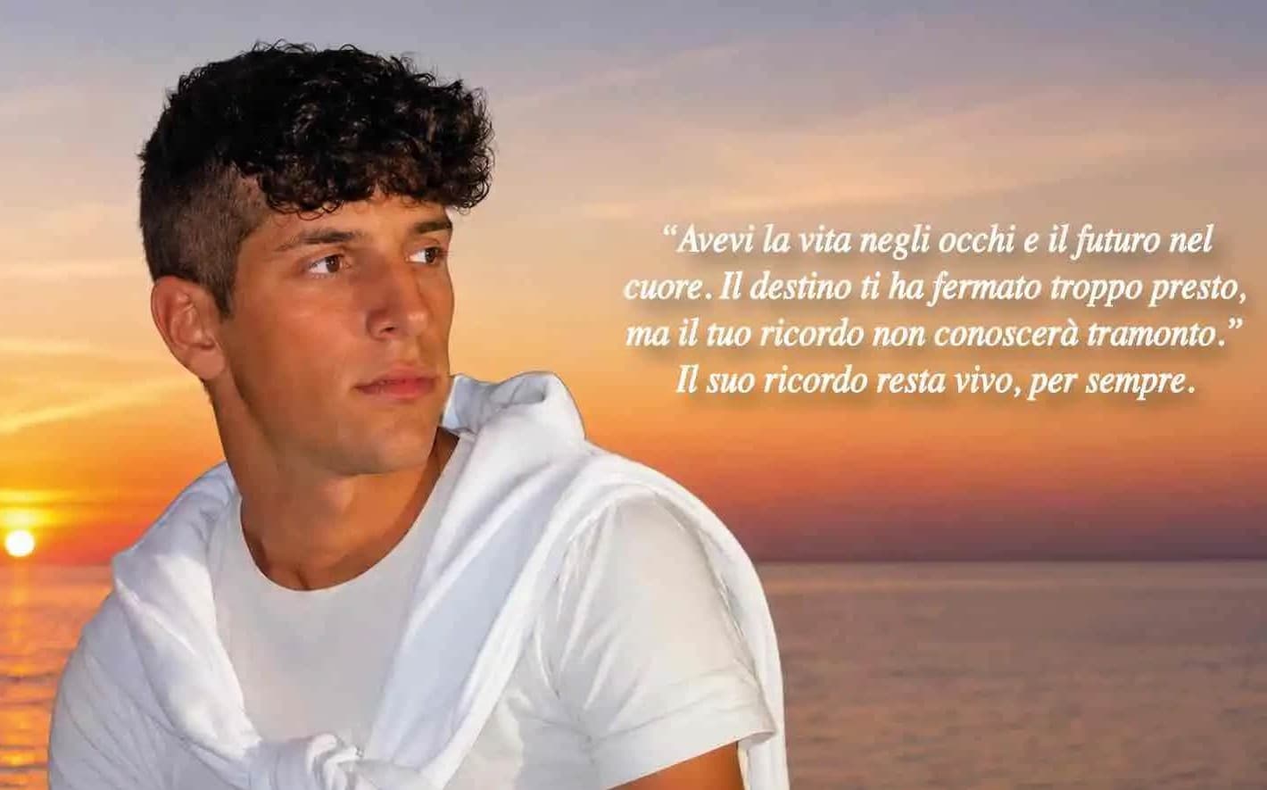 L’ultimo viaggio di Davide Paglialunga,  il funerale sarà a Polverigi:  «Il tuo ricordo non conoscerà tramonto»