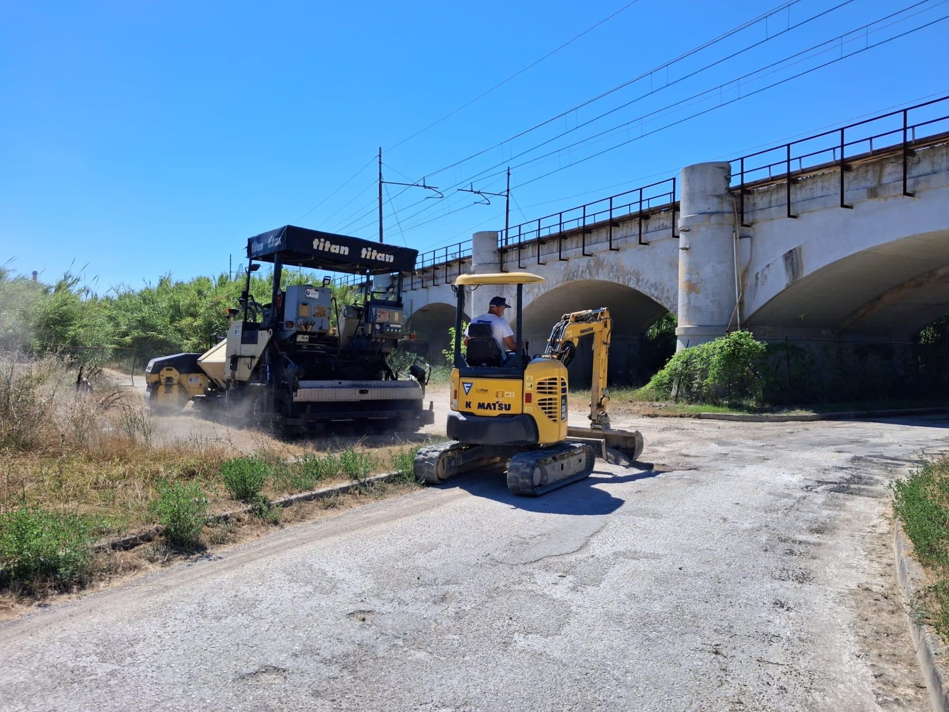 Nuovo asfalto e pista ciclabile:  partiti i lavori a Rocca Priora