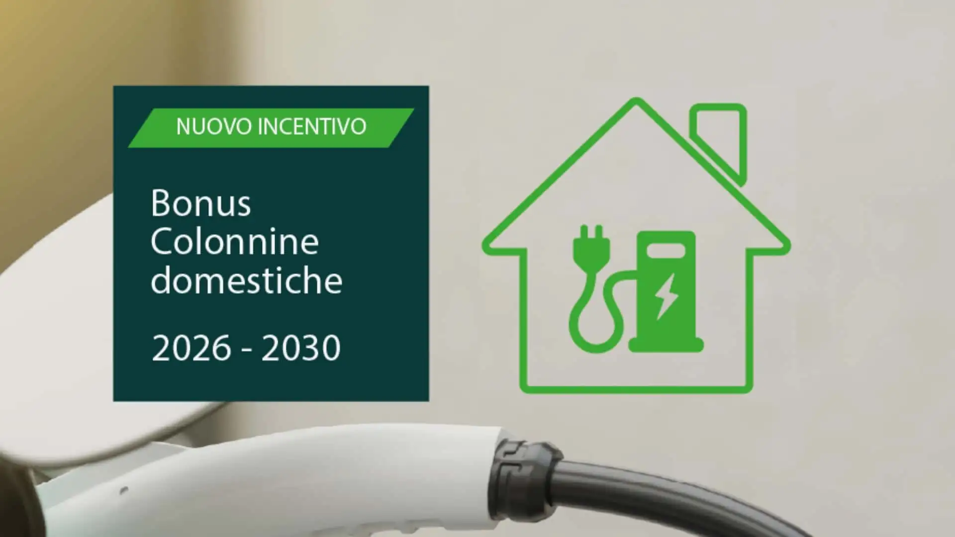 Incentivi per colonnine di ricarica 2026: al via le richieste per ottenere fino a 1.500 euro