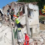 Rosora: crollo improvviso di una casa, un uomo tratto in salvo