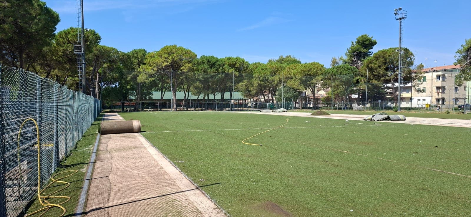 Al via i lavori al campo Pirani, pronto l’intervento al manto del Carotti
