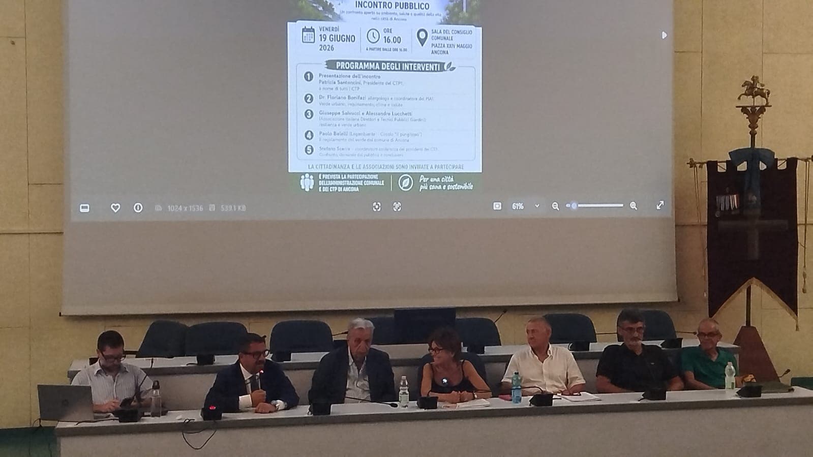 Inquinamento e salute ma anche verde,  la richiesta dei Ctp: «E’ necessario un tavolo operativo con il Comune»